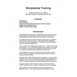 Discipleship training