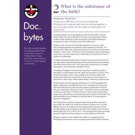 Doc.bytes 2 : What is the substance of faith?