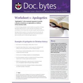 Doc.bytes : Worksheet 1 : Apologetics