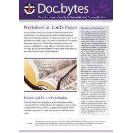 Doc.bytes : Worksheet 12 : Lord's Prayer