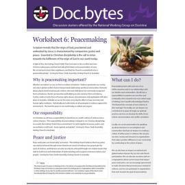 Doc.bytes : Worksheet 6 : Peacemaking
