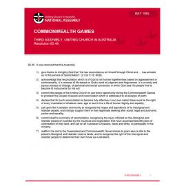 Commonwealth Games (Third Assembly)