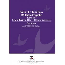 How to read the Bible : 12 simple guidelines (Samoan)