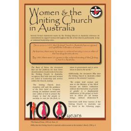International Women's Day : Women & the Uniting Church in Australia (UCA)