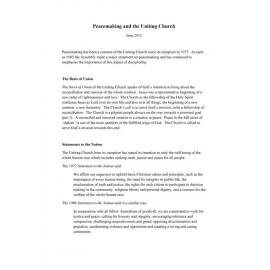 Peacemaking and the Uniting Church (UCA)