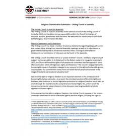 Religious Discrimination Submission