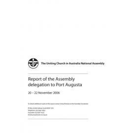 Report of the Assembly delegation to Port Augusta