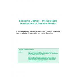 Economic justice : a discussion paper