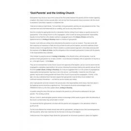 God-parents and the Uniting Church (UCA)