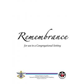 Remembrance : for use in a congregational setting