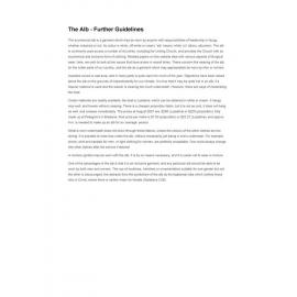 The alb : further guidelines