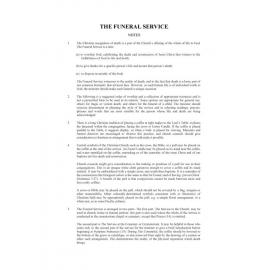Funeral Service (with notes)