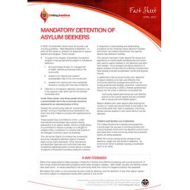 Mandatory detention of asylum seekers