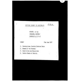 1st Assembly MINUTES FILE 2 (Schedules 1,2,3 & 6)