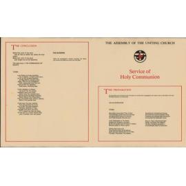 1st Assembly SERVICE OF HOLY COMMUNION