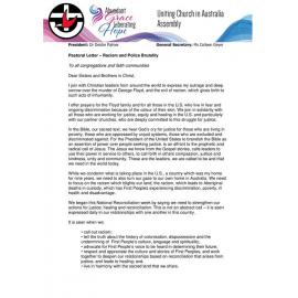 Pastoral Statement - Dr Deidre Palmer - Racism and Police Brutality