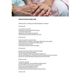 Prayer for our Aged Care