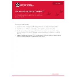 Falkland Islands conflict (Third Assembly)