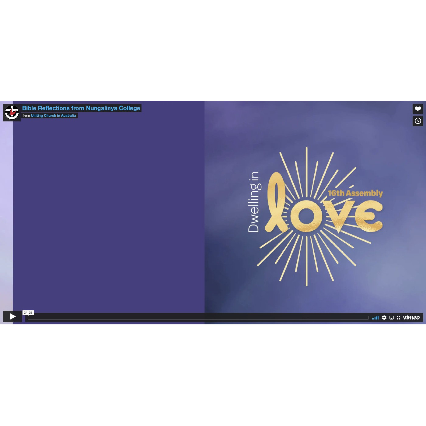 Bible reflections from Nungalinya College