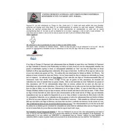 Lectionary Notes (Fijian) - 2018-02-25