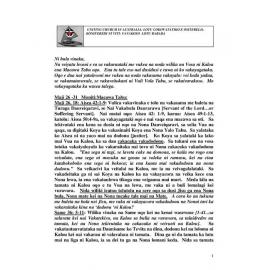 Lectionary Notes (Fijian) - 2018-03-31