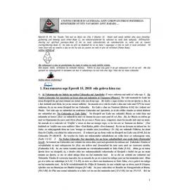 Lectionary Notes (Fijian) - 2018-04-15