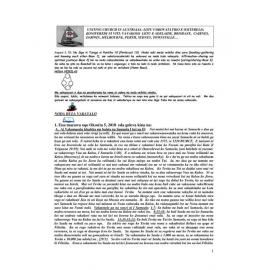 Lectionary Notes (Fijian) - 2018-08-05