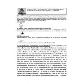 Lectionary Notes (Fijian) - 2018-12-09