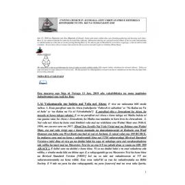 Lectionary Notes (Fijian) - 2019-01-13