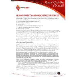 Human rights & indigenous peoples
