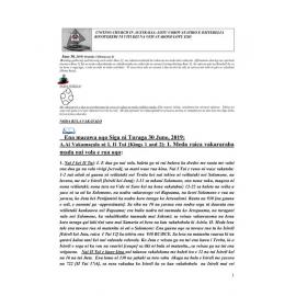 Lectionary Notes (Fijian) - 2019-06-30