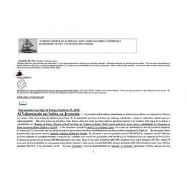 Lectionary Notes (Fijian) - 2019-09-29