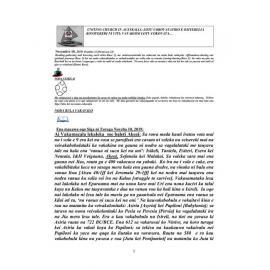 Lectionary Notes (Fijian) - 2019-11-10