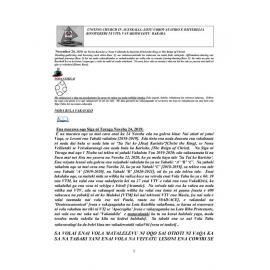 Lectionary Notes (Fijian) - 2019-11-24