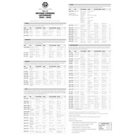 Lectionary 2022-2023 Year A