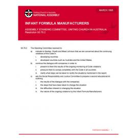 Infant formula manufacturers (ASC)