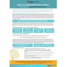 Being An Intergenerational Church: Resource Paper #5 - Embedded Intergenerationality