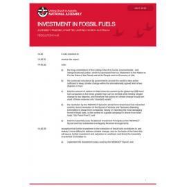 Investment in fossil fuels (ASC)