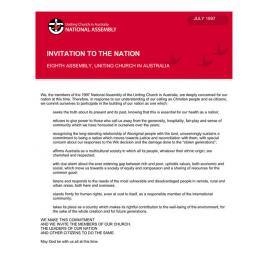 Invitation to the nation (Eighth Assembly)
